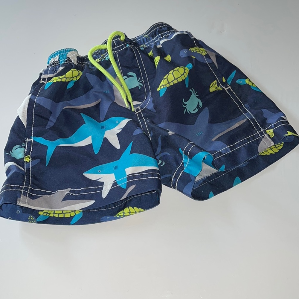 Carter’s Kids Shark Swim Trunks  - Size 24 months